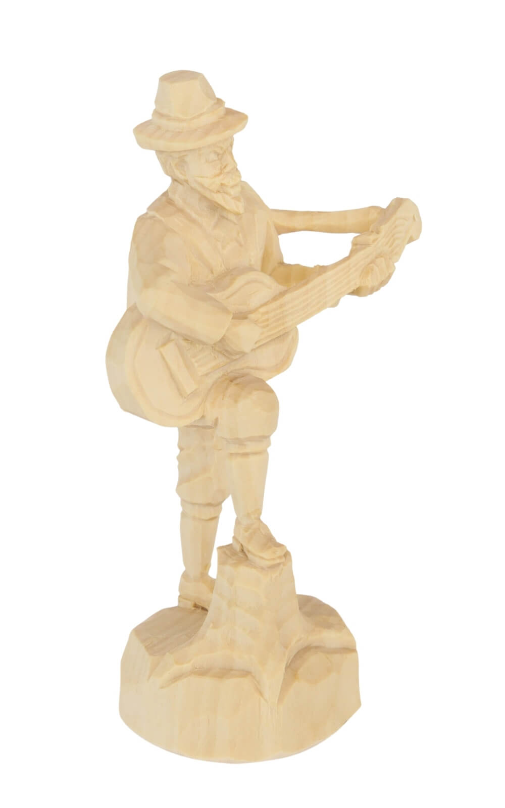 Anton Günther, carved, natural finish, 12 cm / 4,7 inches, by Schnitzkunst from the Ore Mountains2