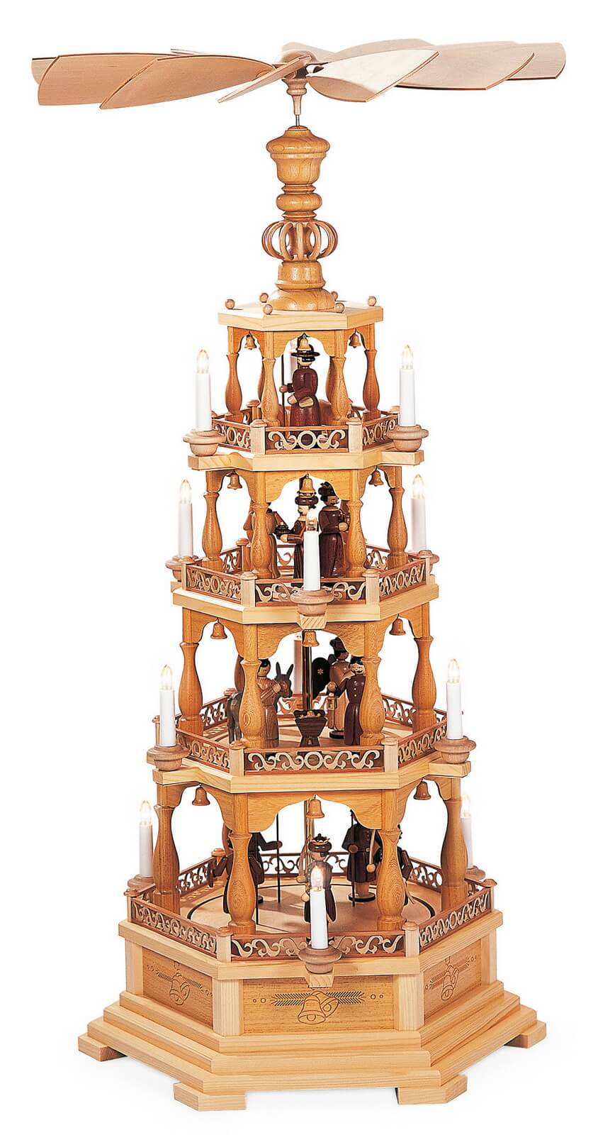 Christmas pyramid Holy Story 4 tiers by Müller Kleinkunst