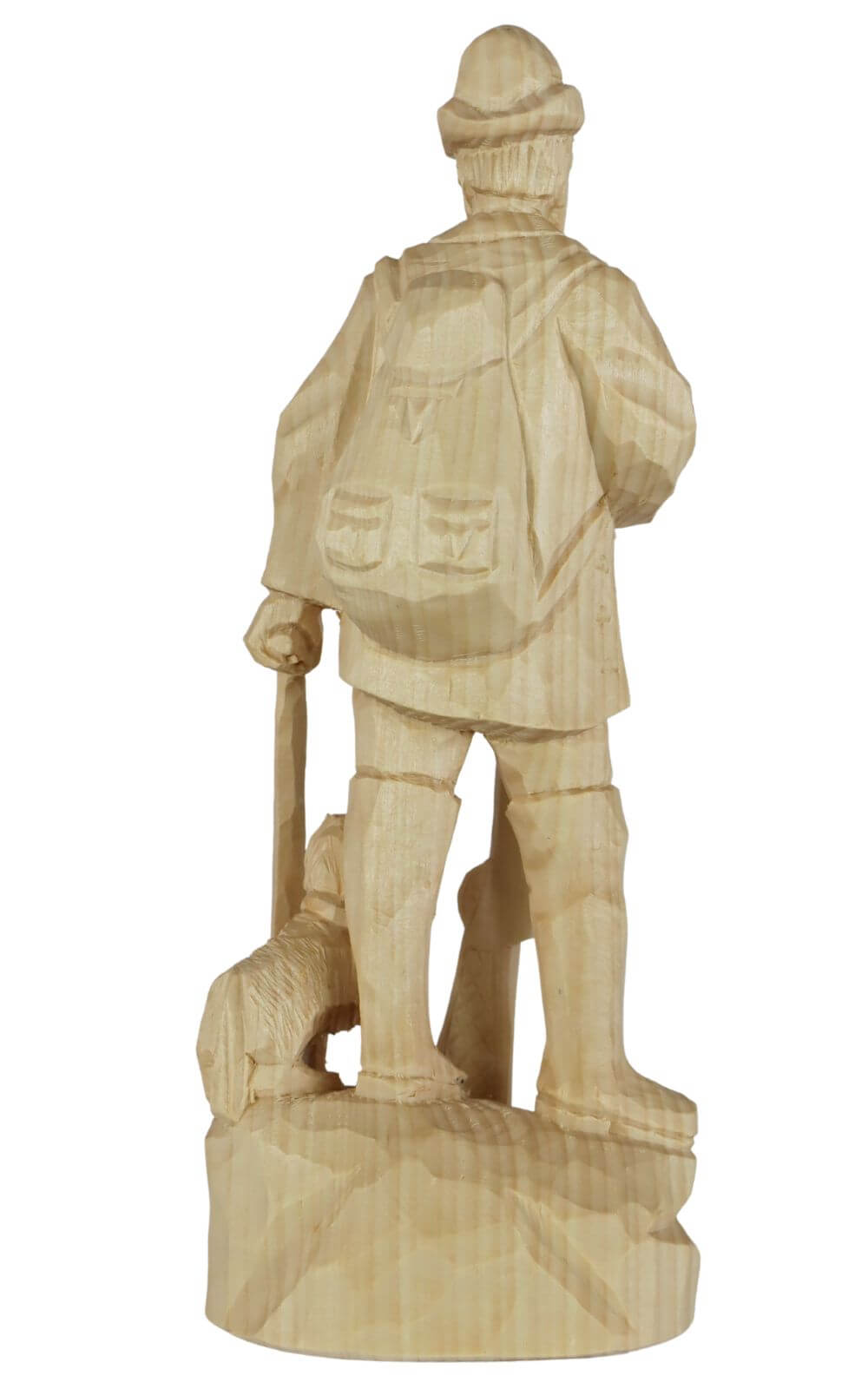Stülpner Karl with dog, 16 cm, natural by Schnitzkunst aus dem Erzgebirge_2