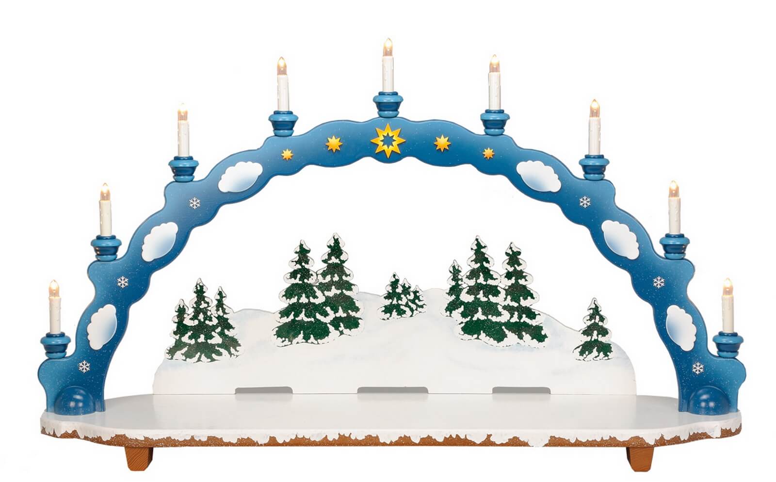 Candle arch winter children, 95 cm by Hubrig Volkskunst