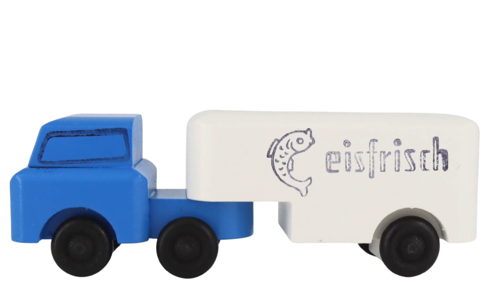 Wooden toy truck refrigerated transporter, coloured by Robbi Weber_2