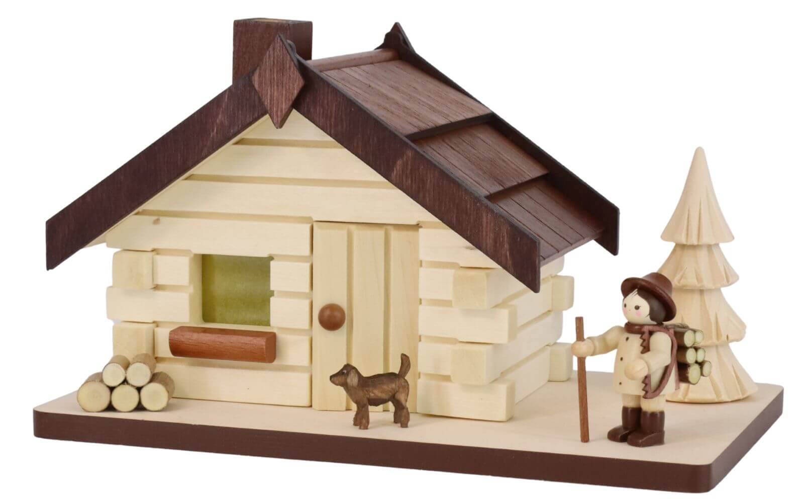Smoking man & smoking house lumberjack by Romy Thiel_1