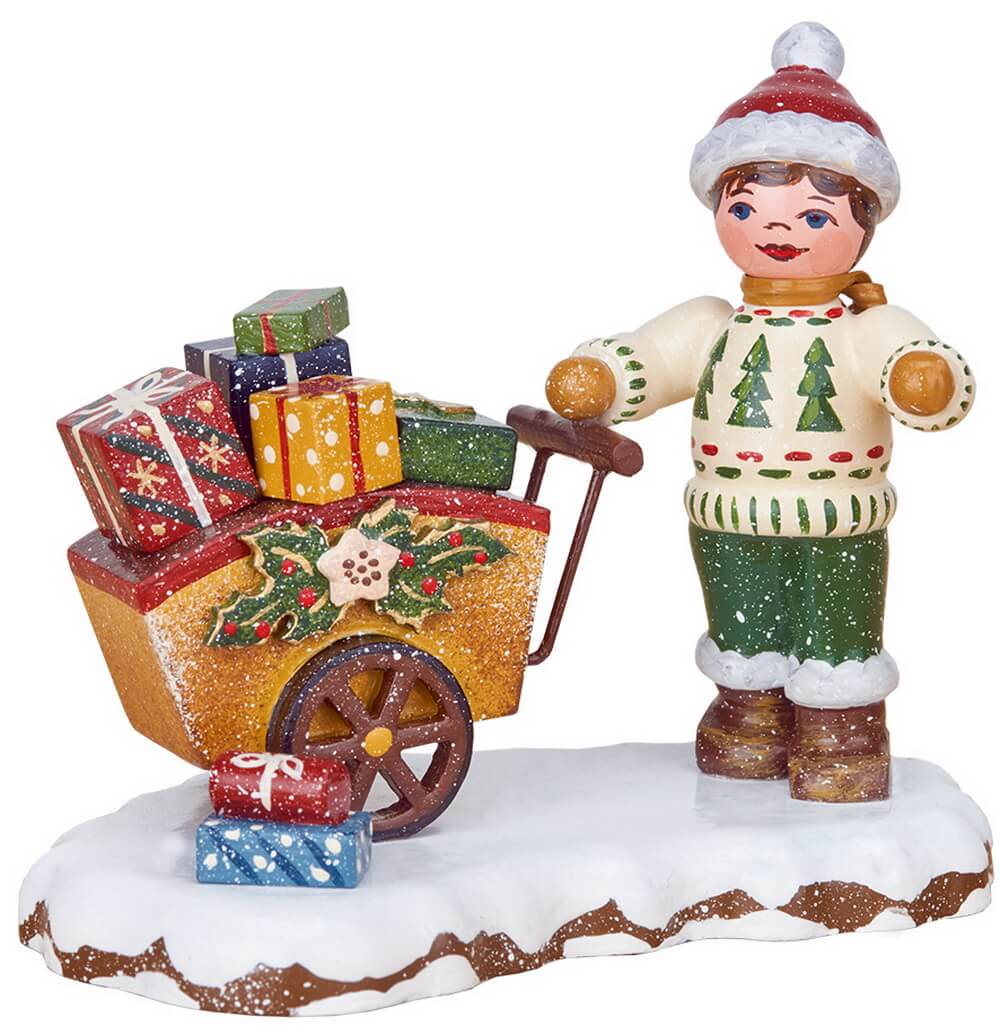 Winter child gift child by Hubrig folk art