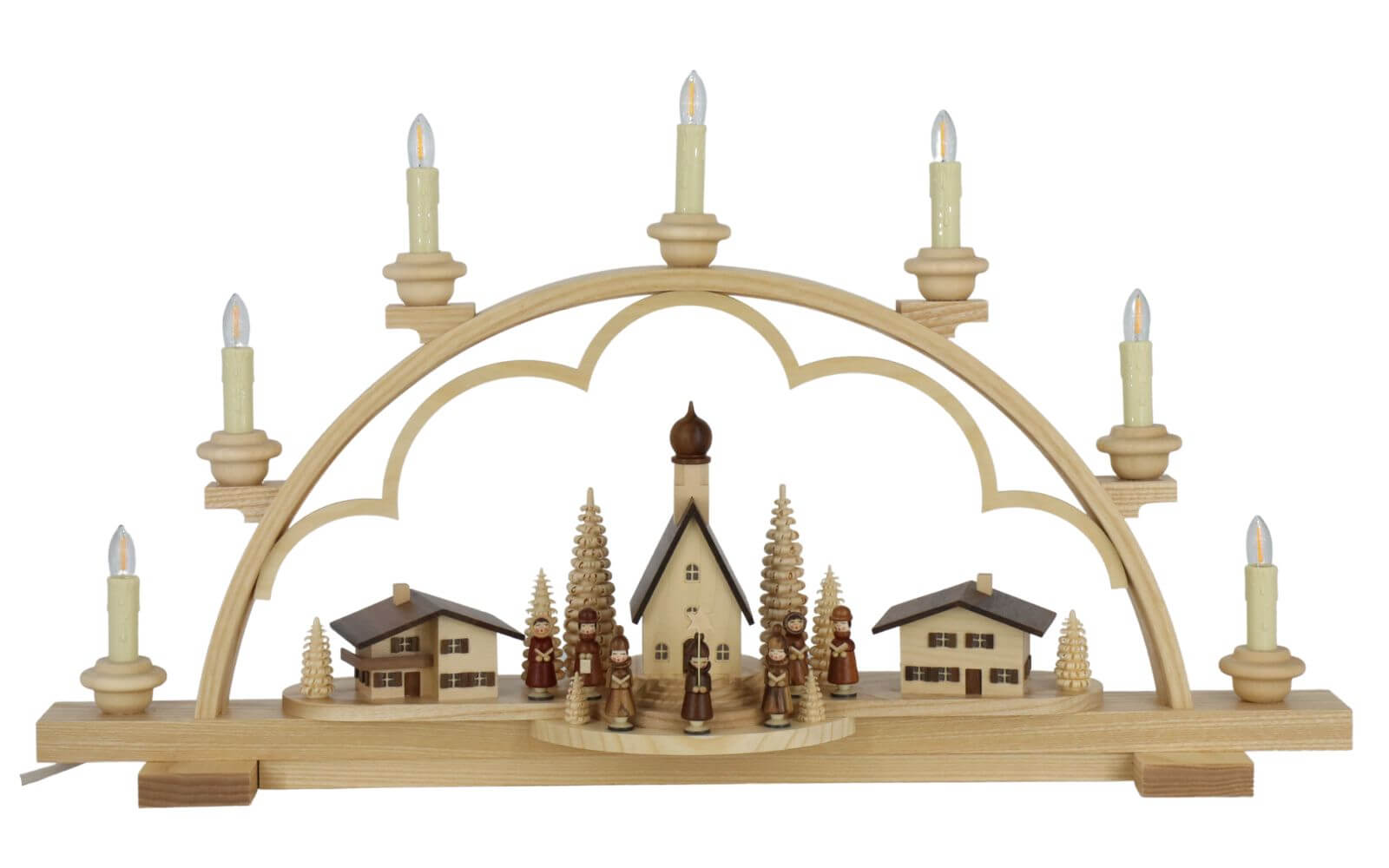 LED candle arch Alpine village, 64 cm by Müller Kleinkunst_pic2