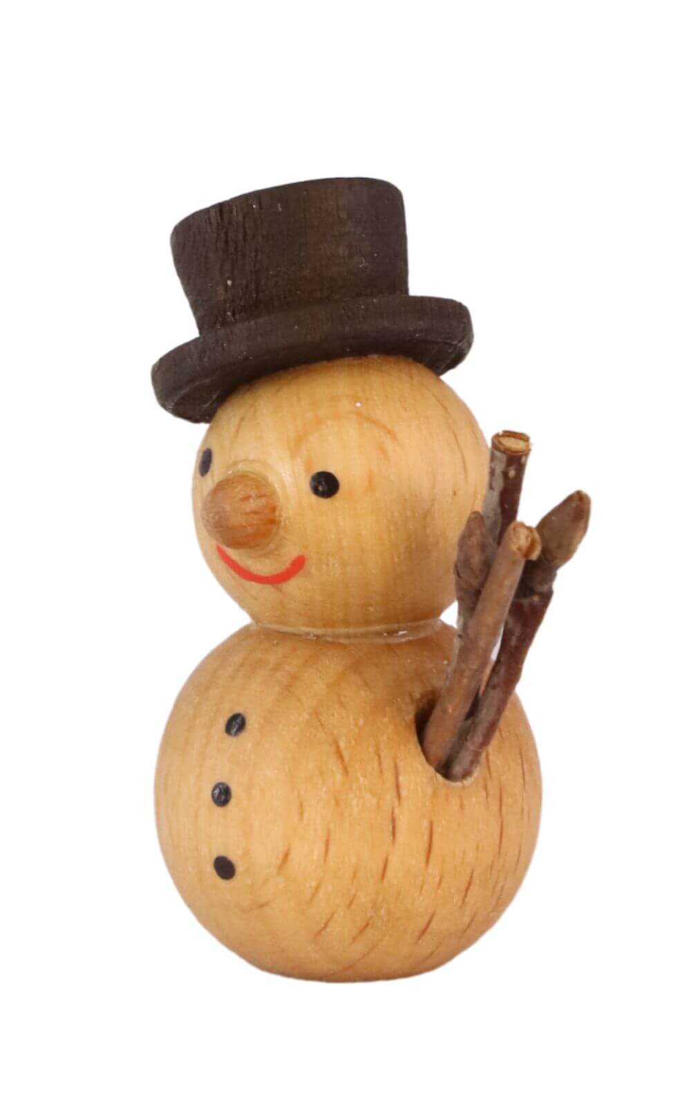 Miniature snowman, nature, 4 cm from SEIFFEN.COM_2