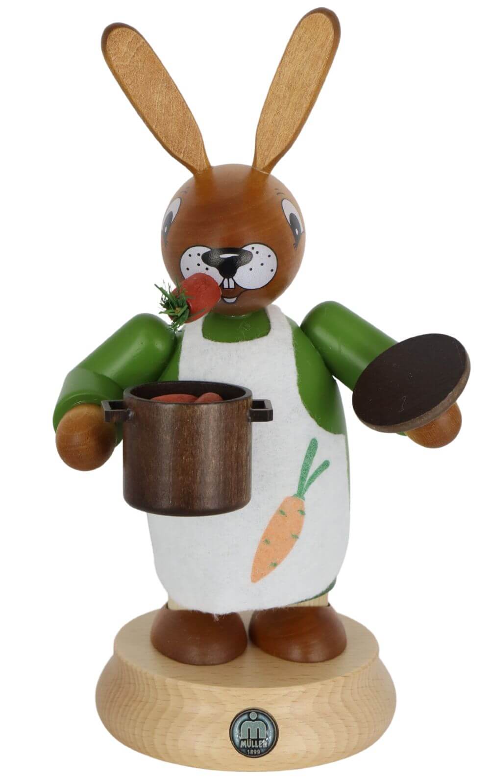 Smoking man Easter bunny rabbit woman by Müller Kleinkunst_1