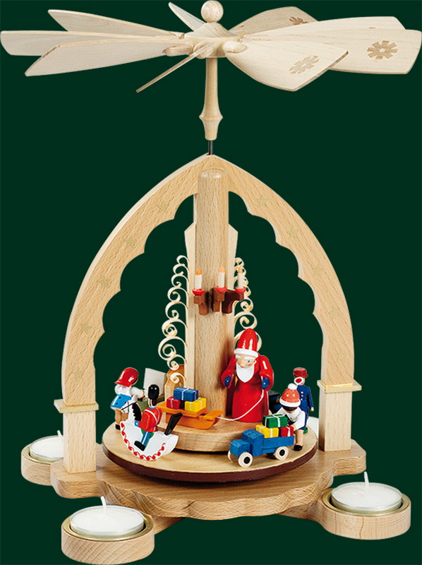 Christmas pyramid Christmas gift, natural by Richard Glässer