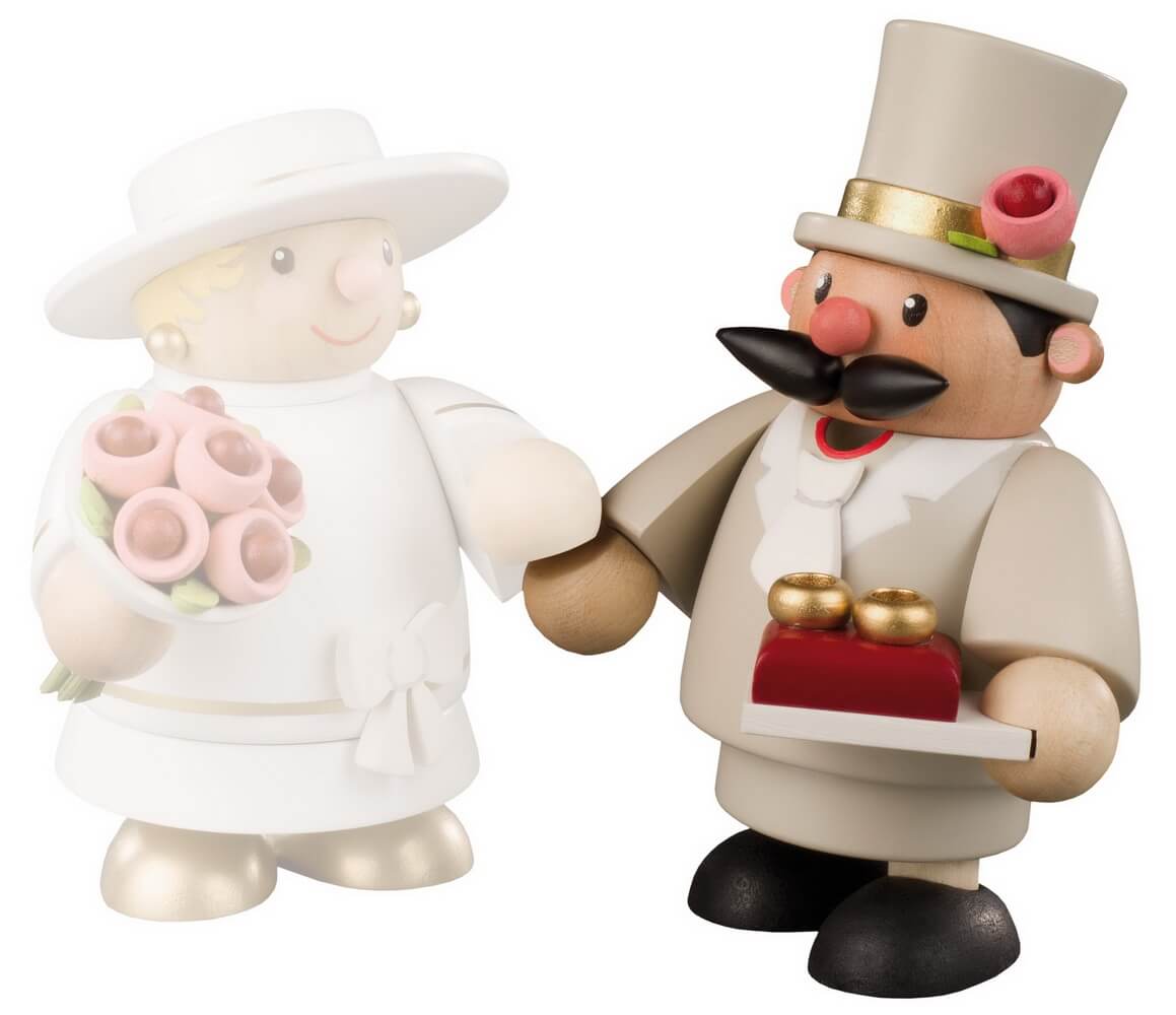 Smoking man groom, 10 cm from KWO