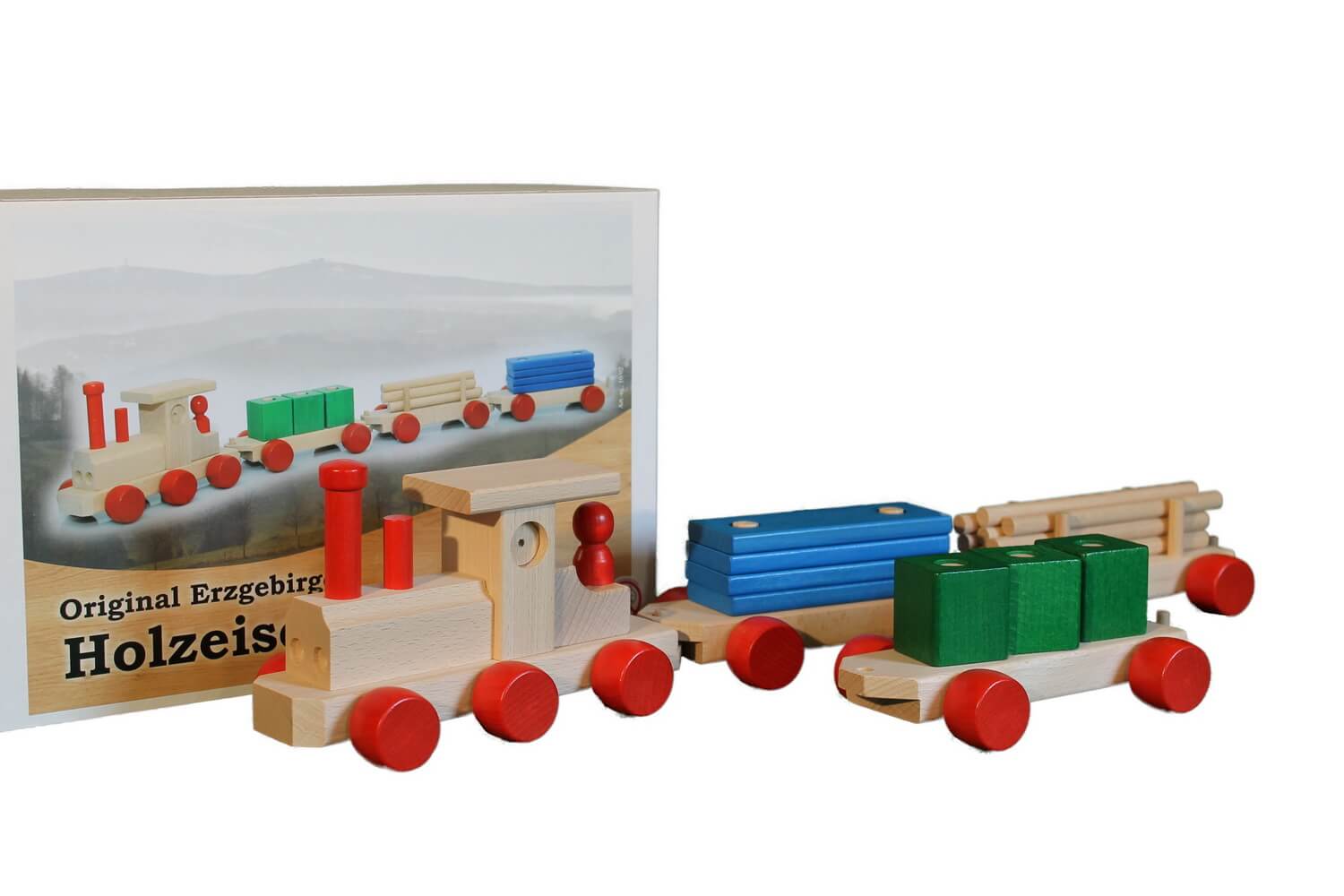 Holzeisenbahn aus dem Erzgebirge