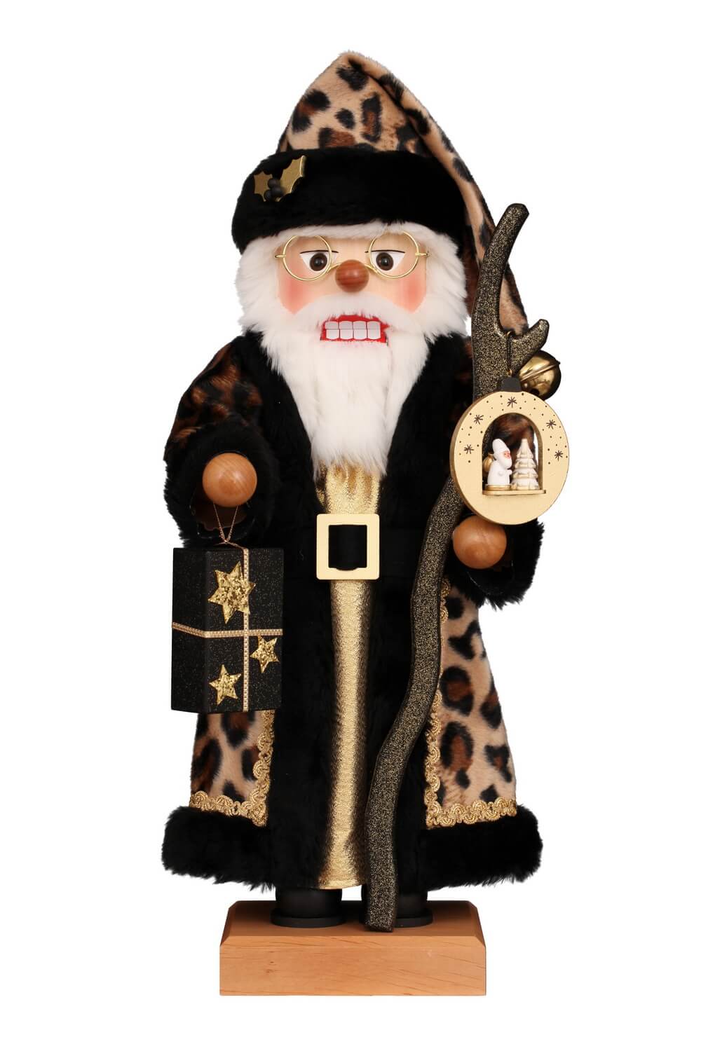 Nutcracker Santa Claus Wild Leo, 48 cm by Christian Ulbricht
