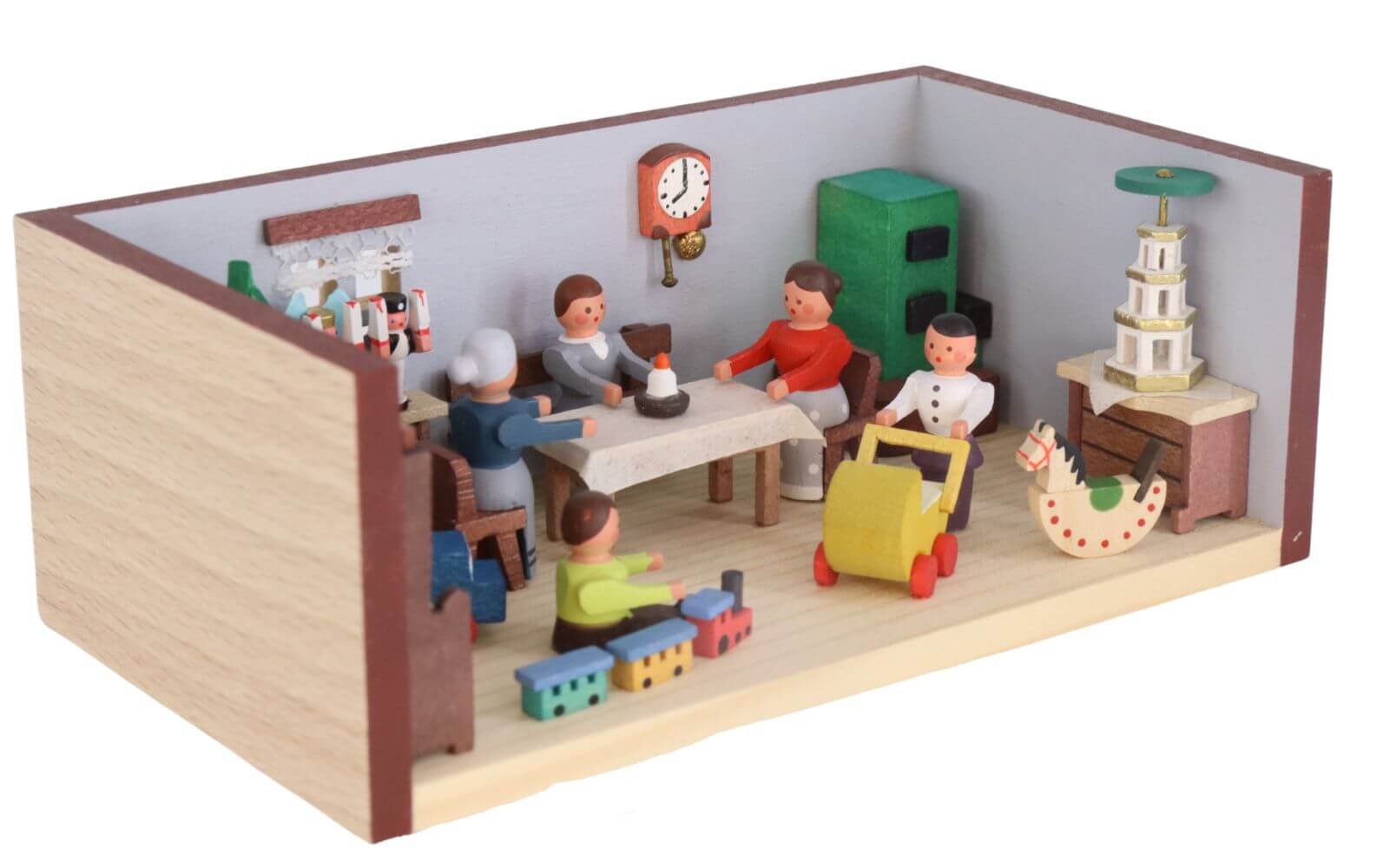 Miniature Christmas parlor by Gunter Flath_2
