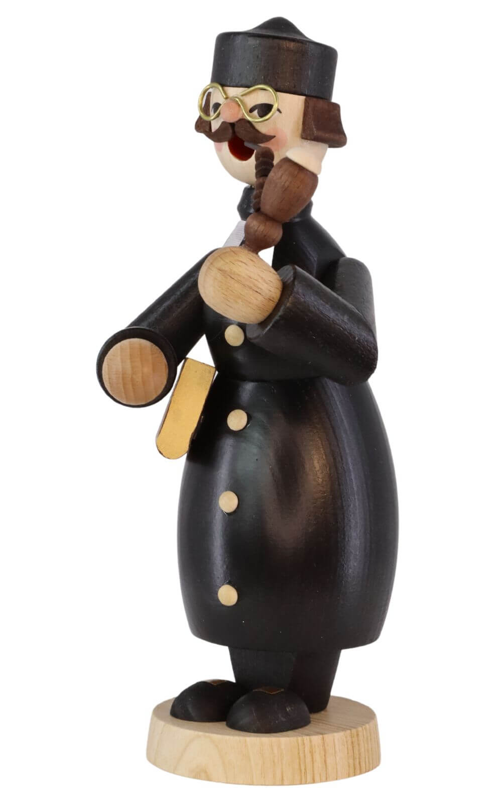 Smoking man pastor, 18 cm by Richard Glässer_2