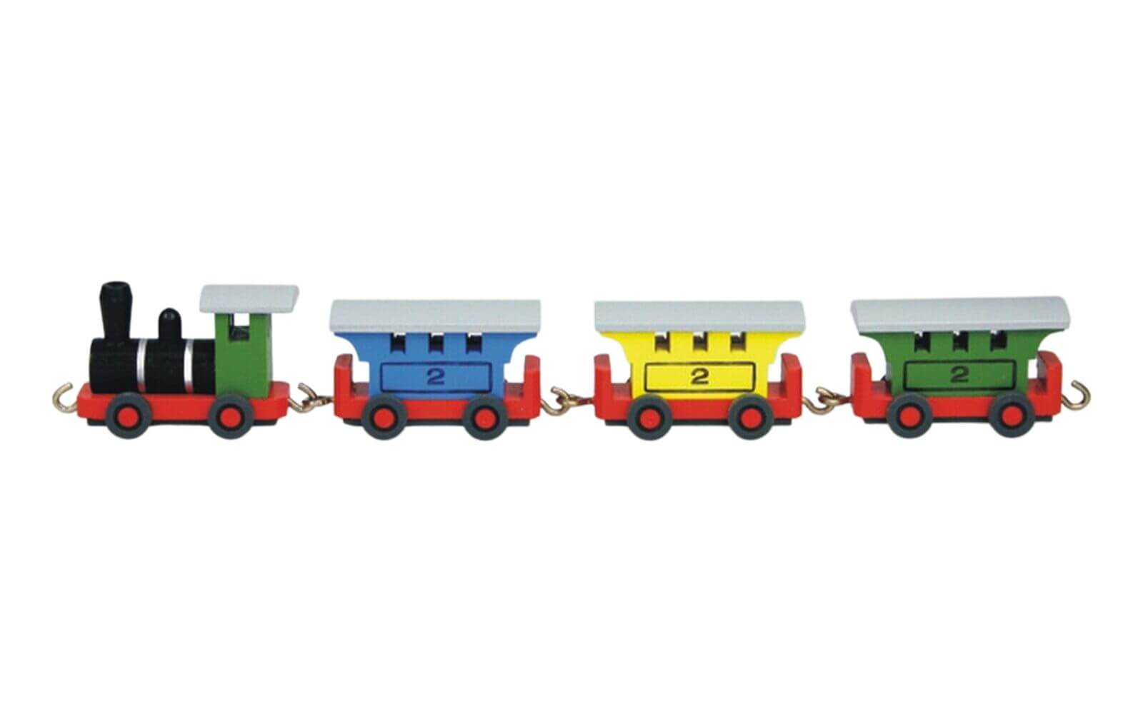 Wooden toy - Railway, colored, 26 cm by Stephan Kaden