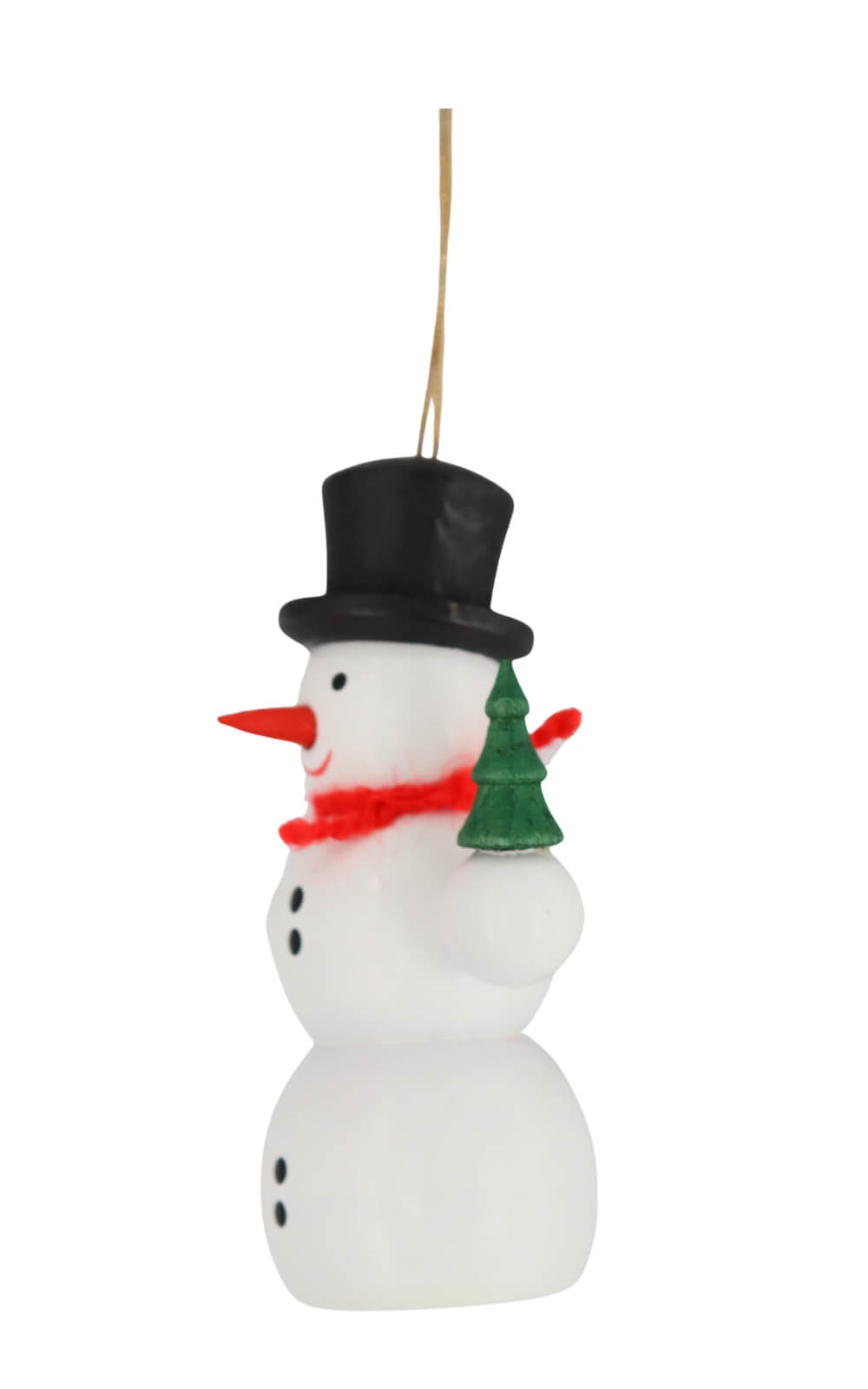 Christmas Ornament Snowman with Tree, 6 cm/2.36 in by SEIFFEN.COM_3
