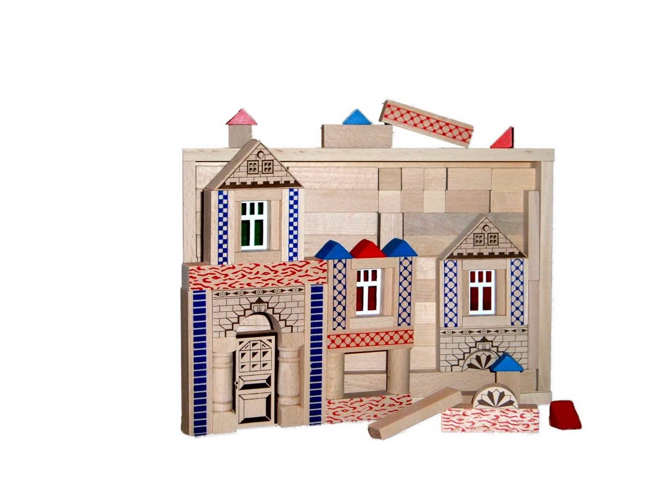 Elegant construction kit with 79 building blocks by Ebert GmbH_1