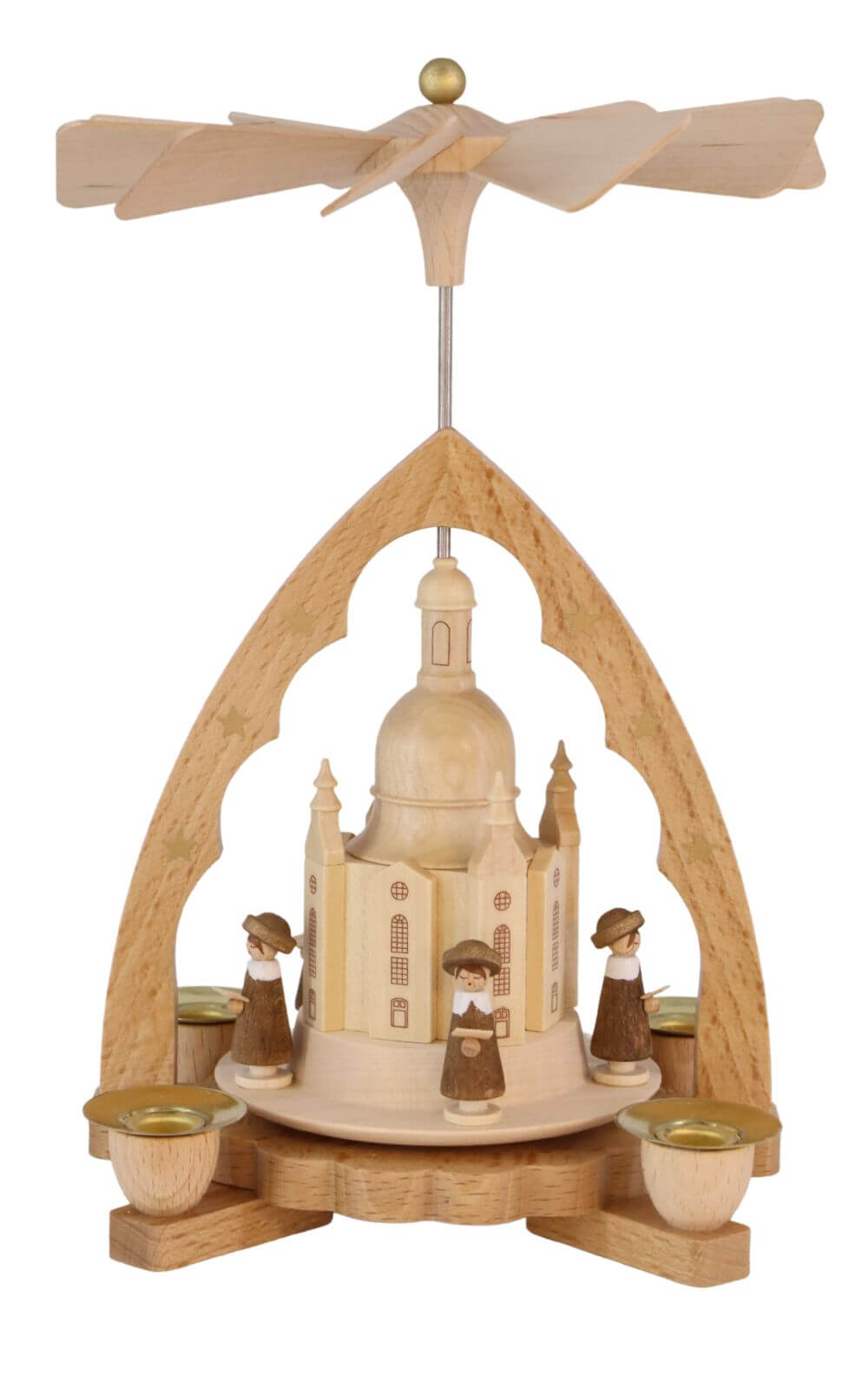 Christmas pyramid Frauenkirche Dresden, 20 cm by Richard Glässer_2
