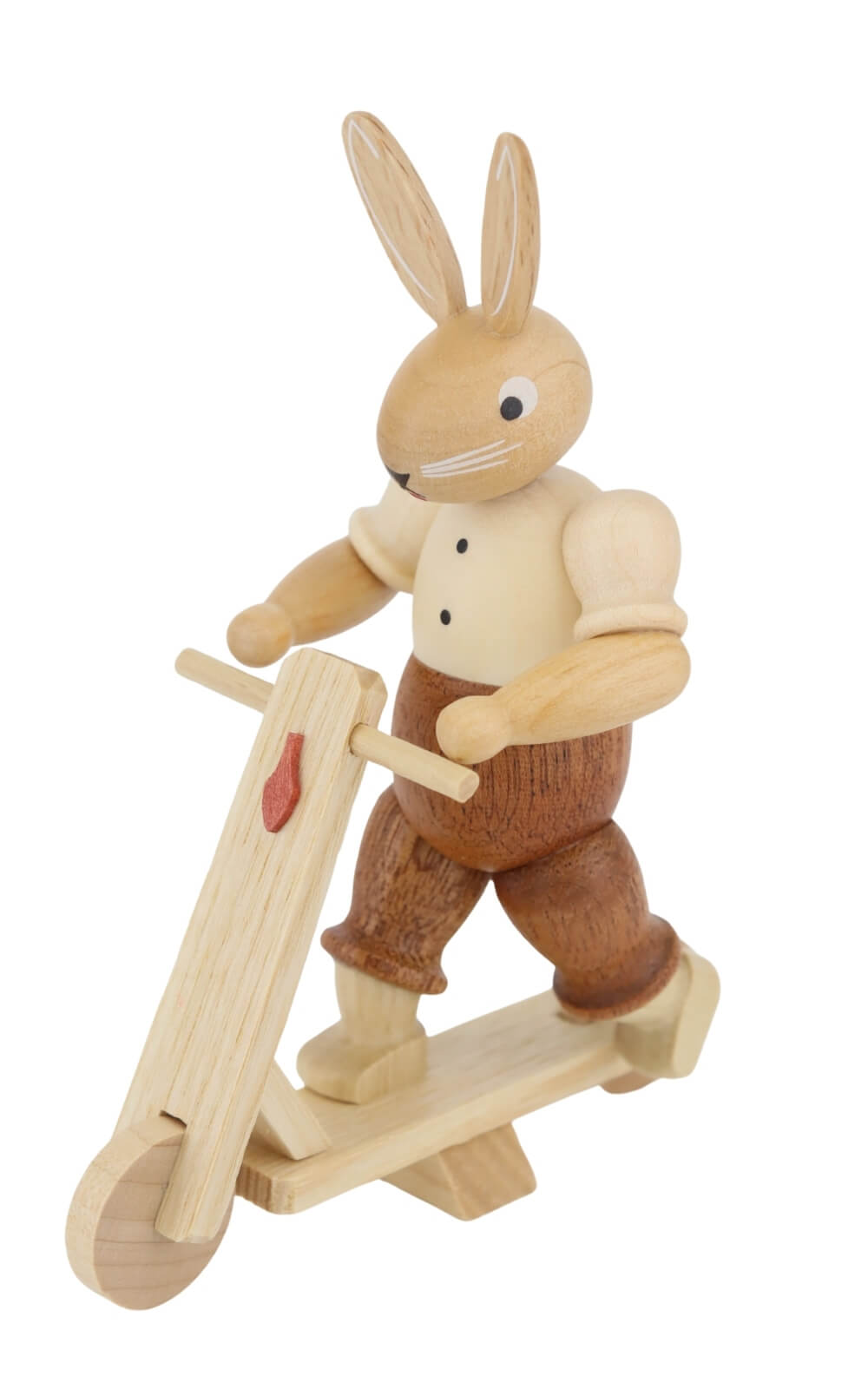 Easter bunny on scooter, natural, 11 cm / 4,3 inch by Müller Kleinkunst_2