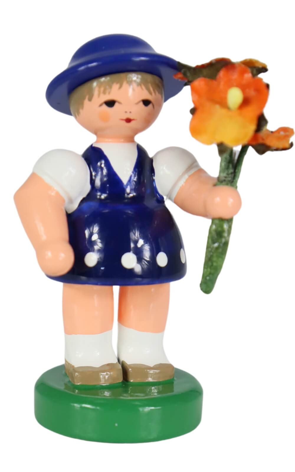 Miniature flower girl, dark blue by Figurenland Uhlig GmbH_2