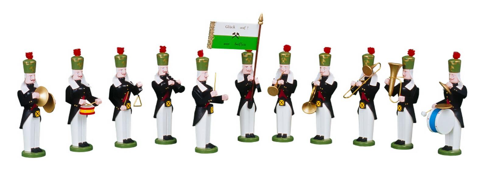 11-piece miner's band by Volkskunstwerkstatt Eckert