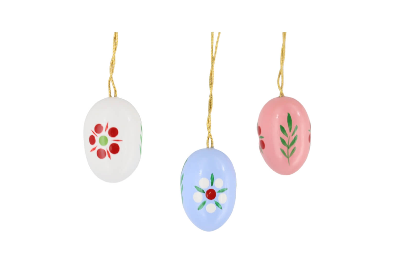 Easter eggs with flowers, 6 pieces, 2 cm by Figurenland Uhlig GmbH_2