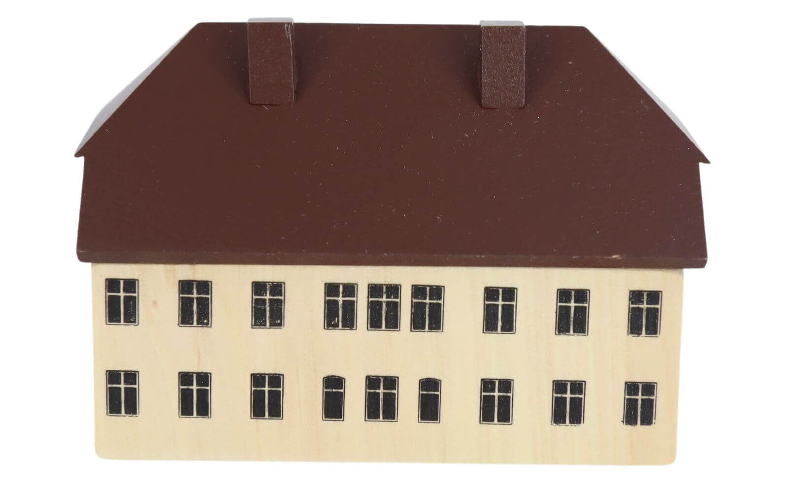 Miniature - Old school in Seiffen, 6 cm, natural by toy maker Günther_4