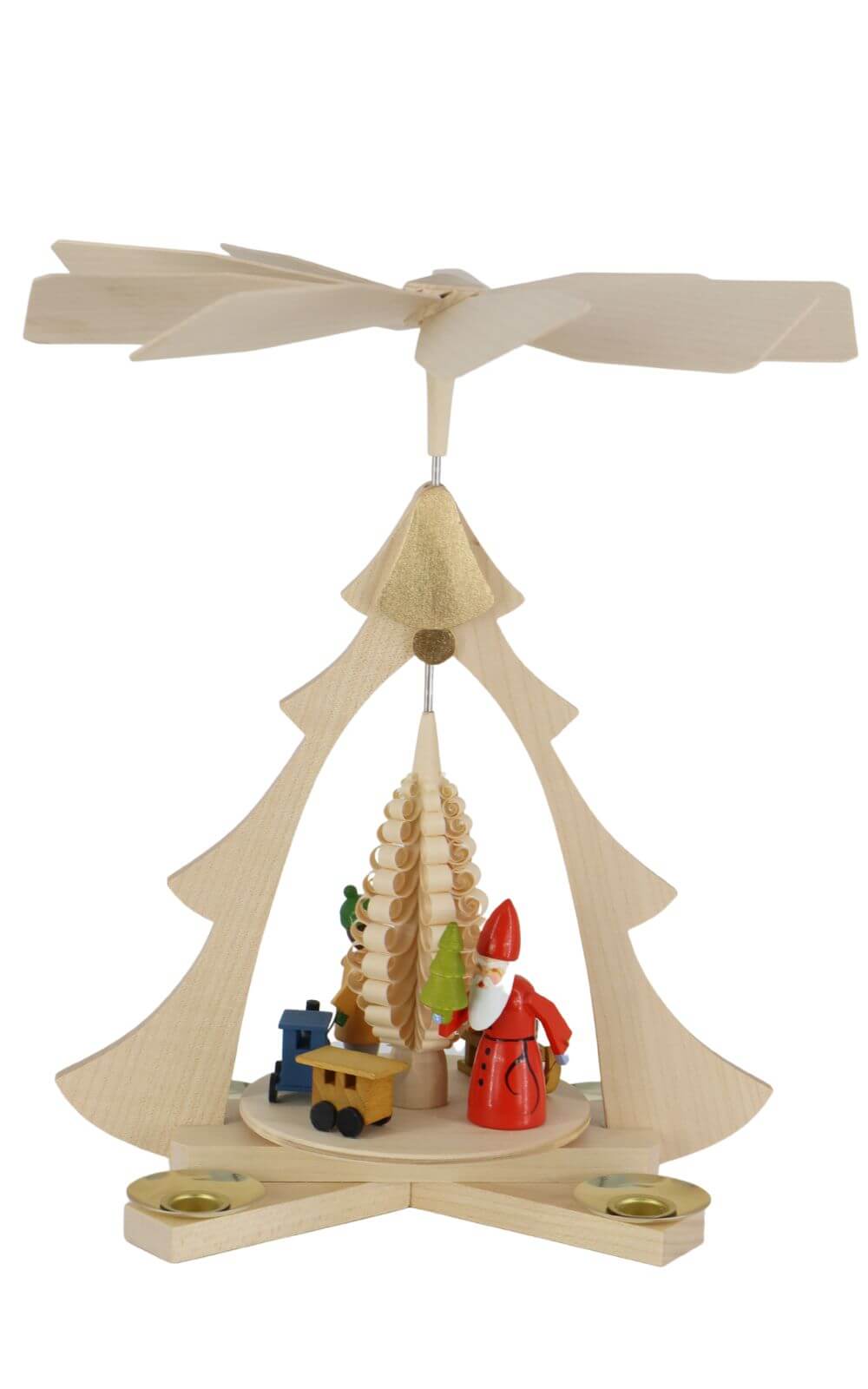 Christmas pyramid Gift-giving, nature, 28 cm by Ralf Zenker_1