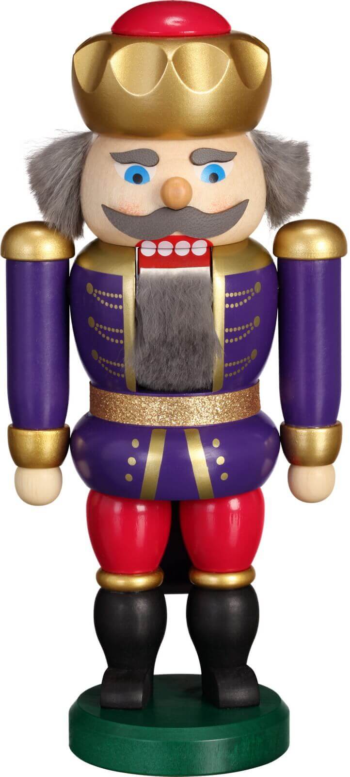 Nutcracker Exclusive King indigo raspberry by Seiffener Volkskunst eG