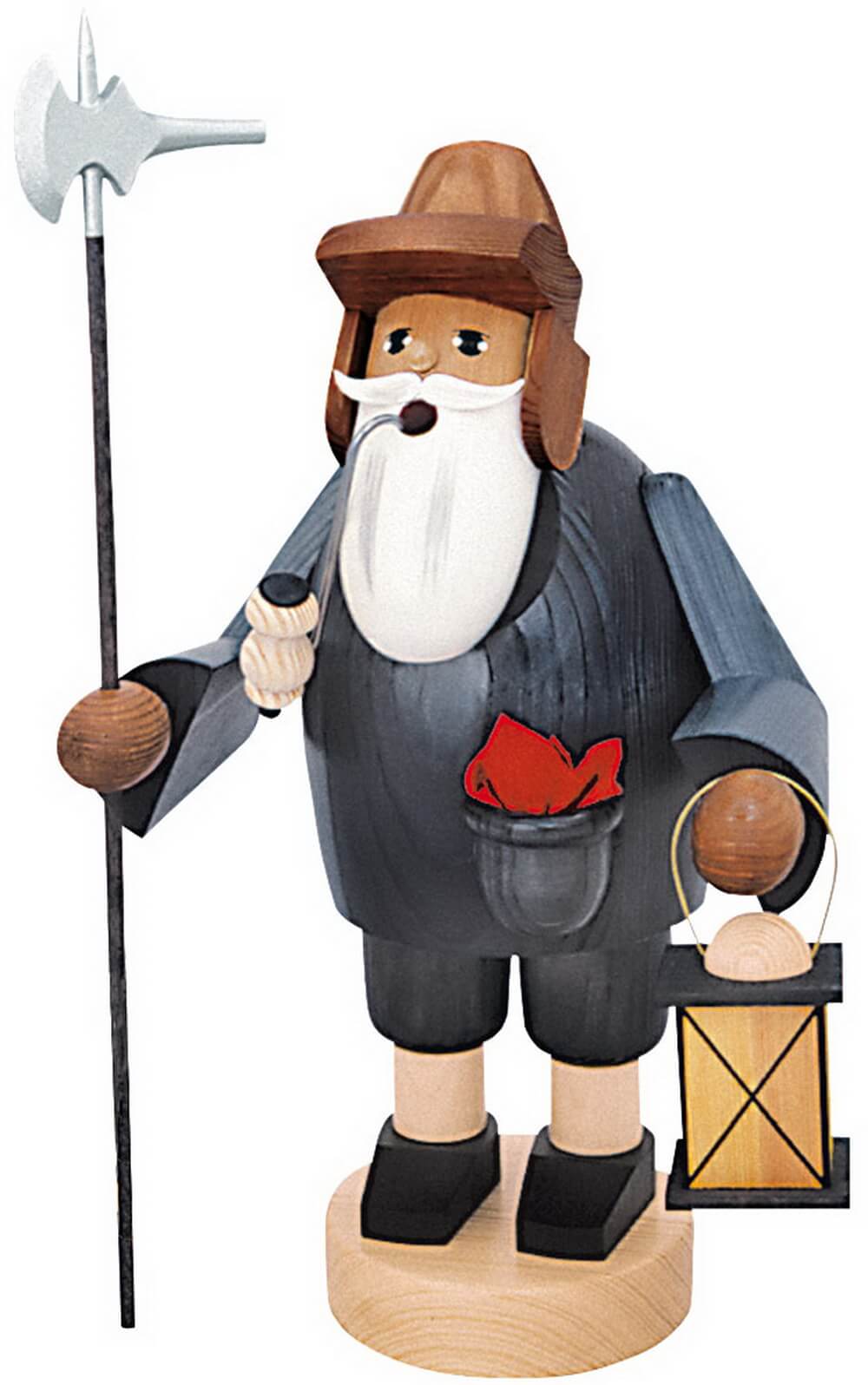 Smoking man night watchman, 44 cm from KWO