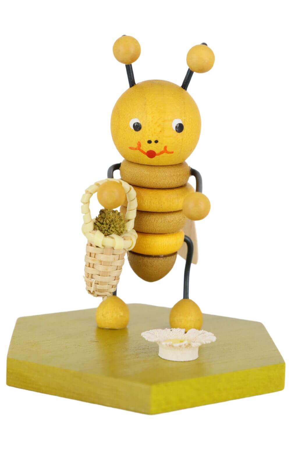 Bee with flower basket, 8 cm by Ralf Zenker_pic1