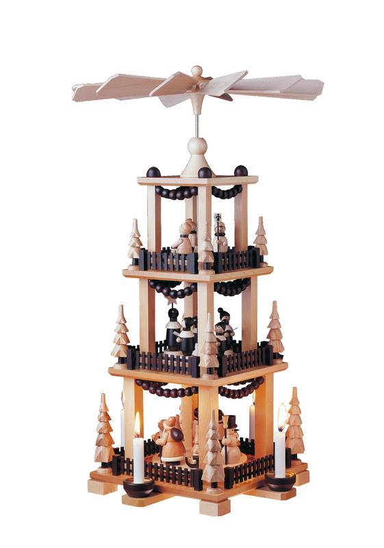 Christmas Pyramid Christmas time, 60 cm by Spielwarenmacher Günther