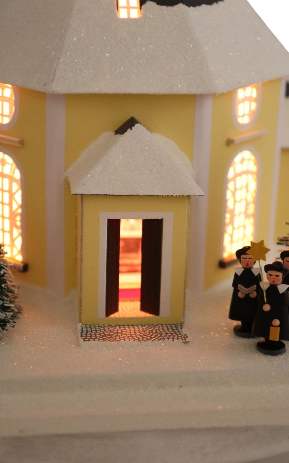 House of lights Seiffen church, 42 cm by Birgit Uhlig_5