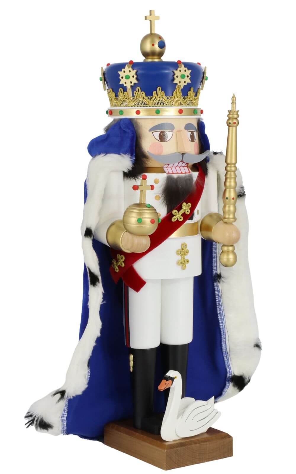 Nutcracker King Ludwig II of Bavaria with cape, 52 cm by Richard Glässer_pic1