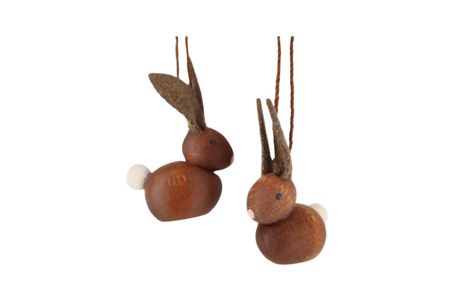 Bunnys with leather ears, for hanging, 6 pieces by Christian Ulbricht_1