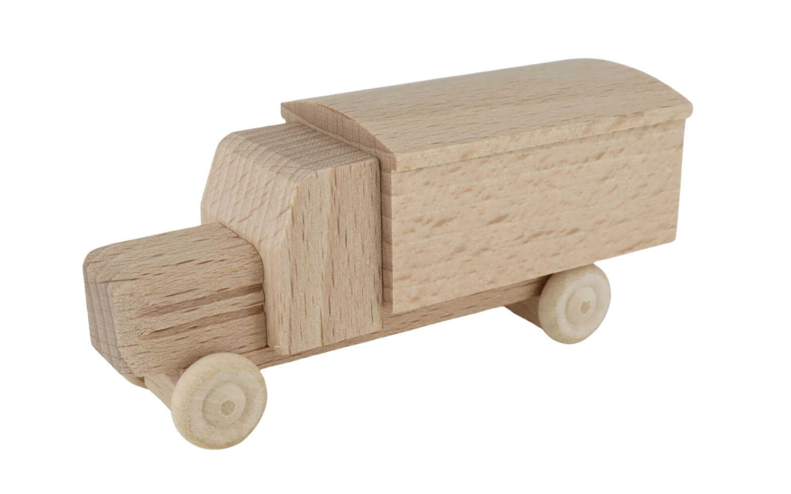 Wooden toy - Truck with case, natural by Robbi Weber_1