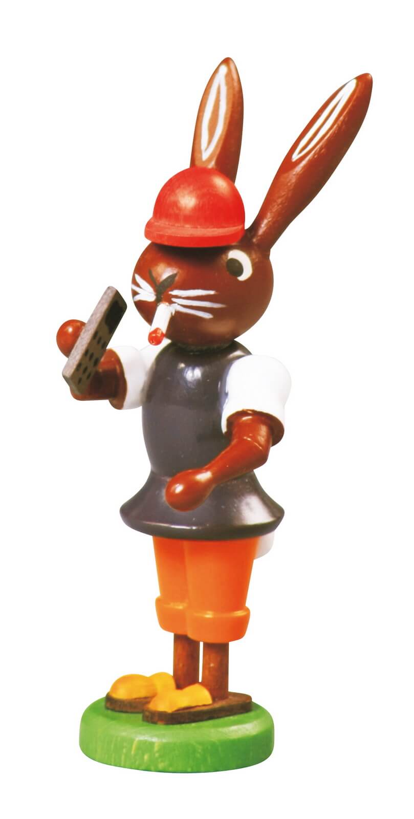 Easter bunny half strong, 9 cm by Thomas Preißler