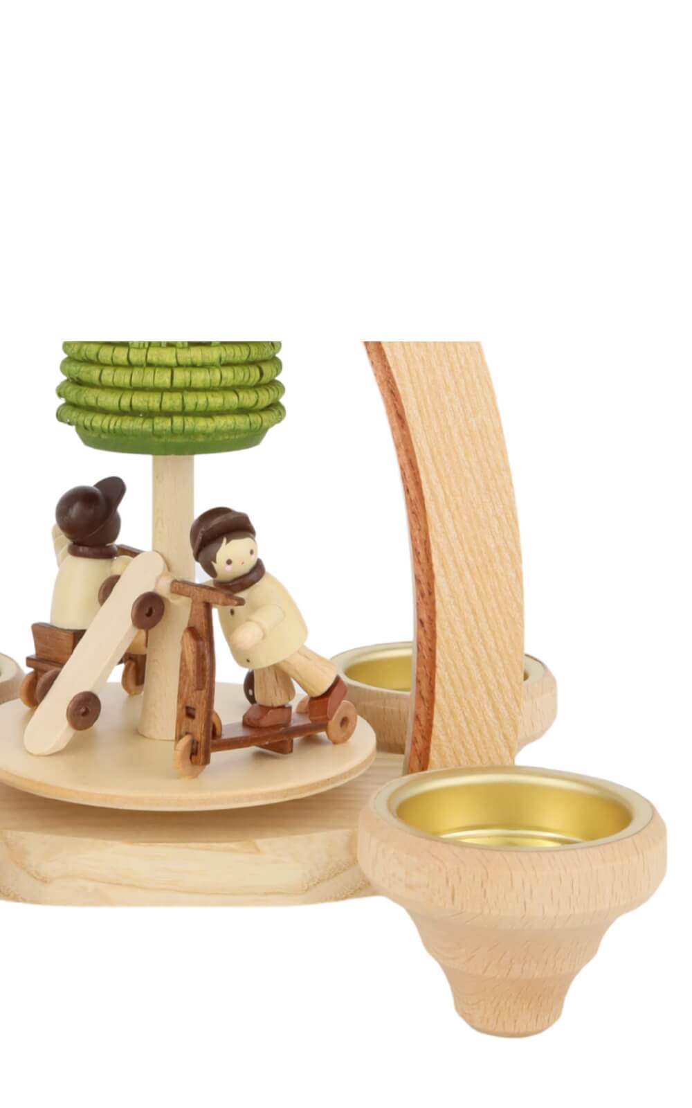 Tealight pyramid play meadow, 26 cm by Heinz Lorenz_2