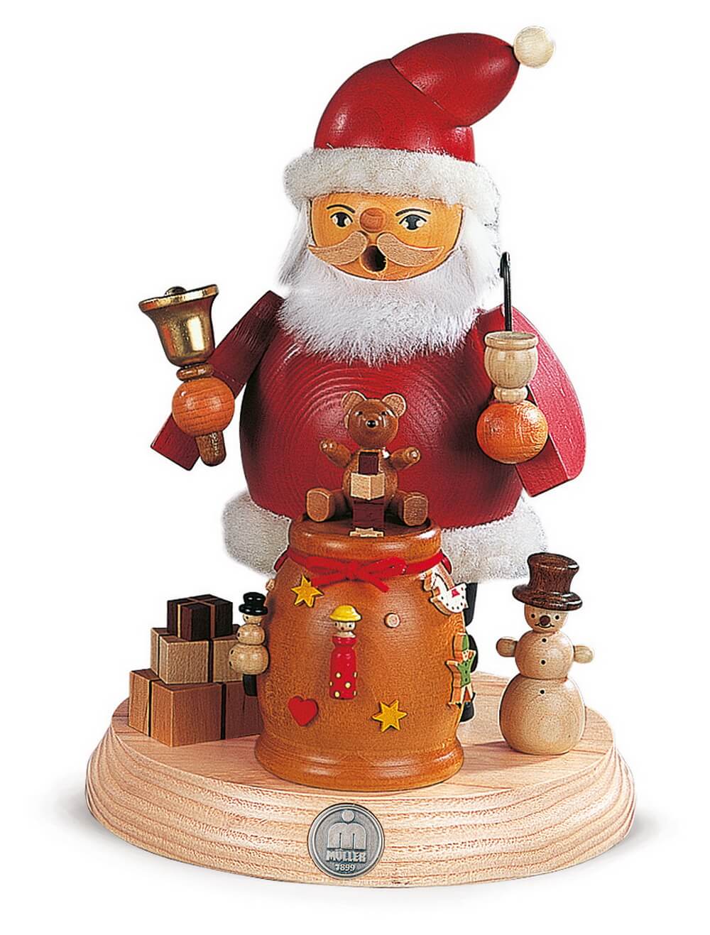 Smoking man Santa Claus by Müller Kleinkunst