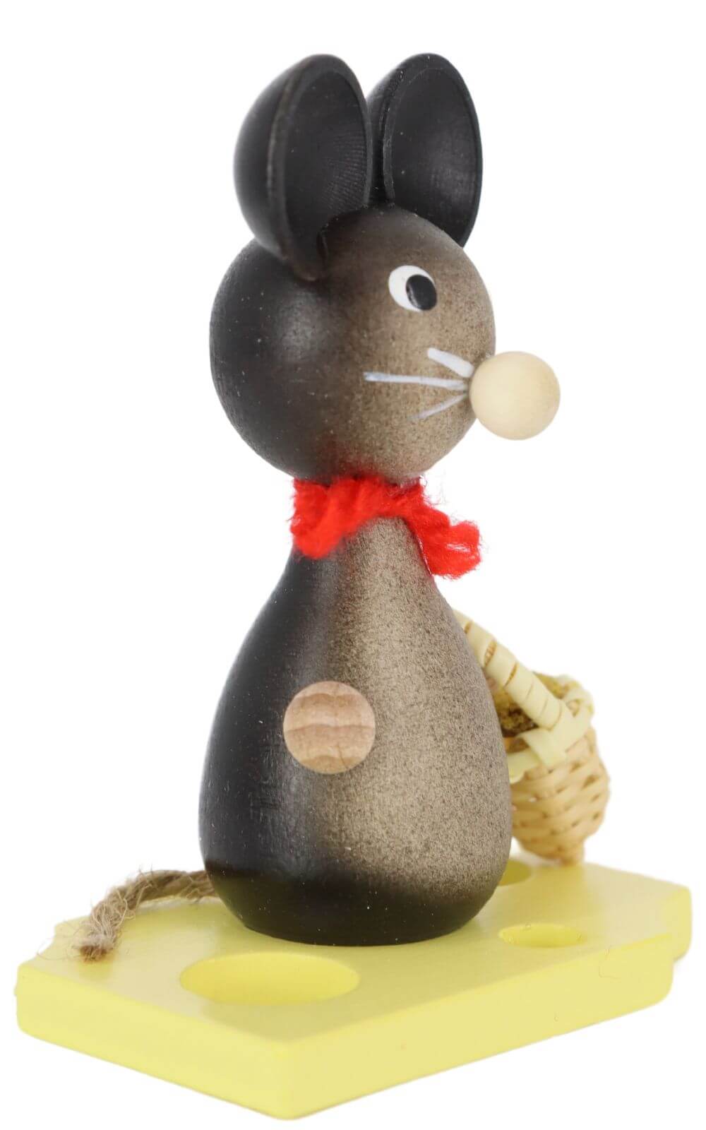 Baby mouse with flower basket, 7 cm by Volker Zenker_2