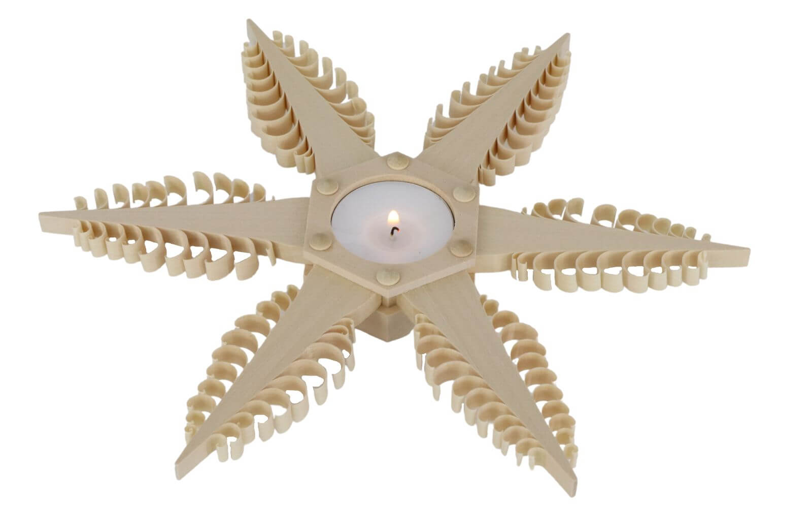 Christmas candle holder chip tree star for tea lights by Martina Rudolph_2