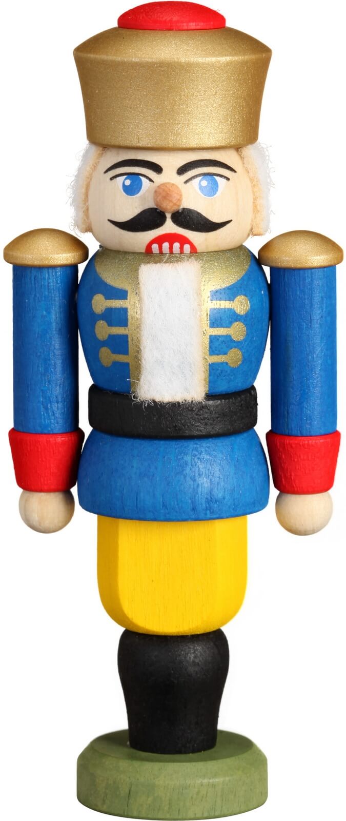 Nutcracker King, 9 cm by Seiffener Volkskunst eG