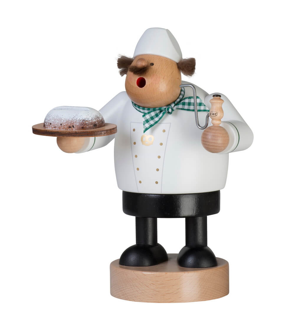 Smoking man Stollen baker, 20 cm from KWO