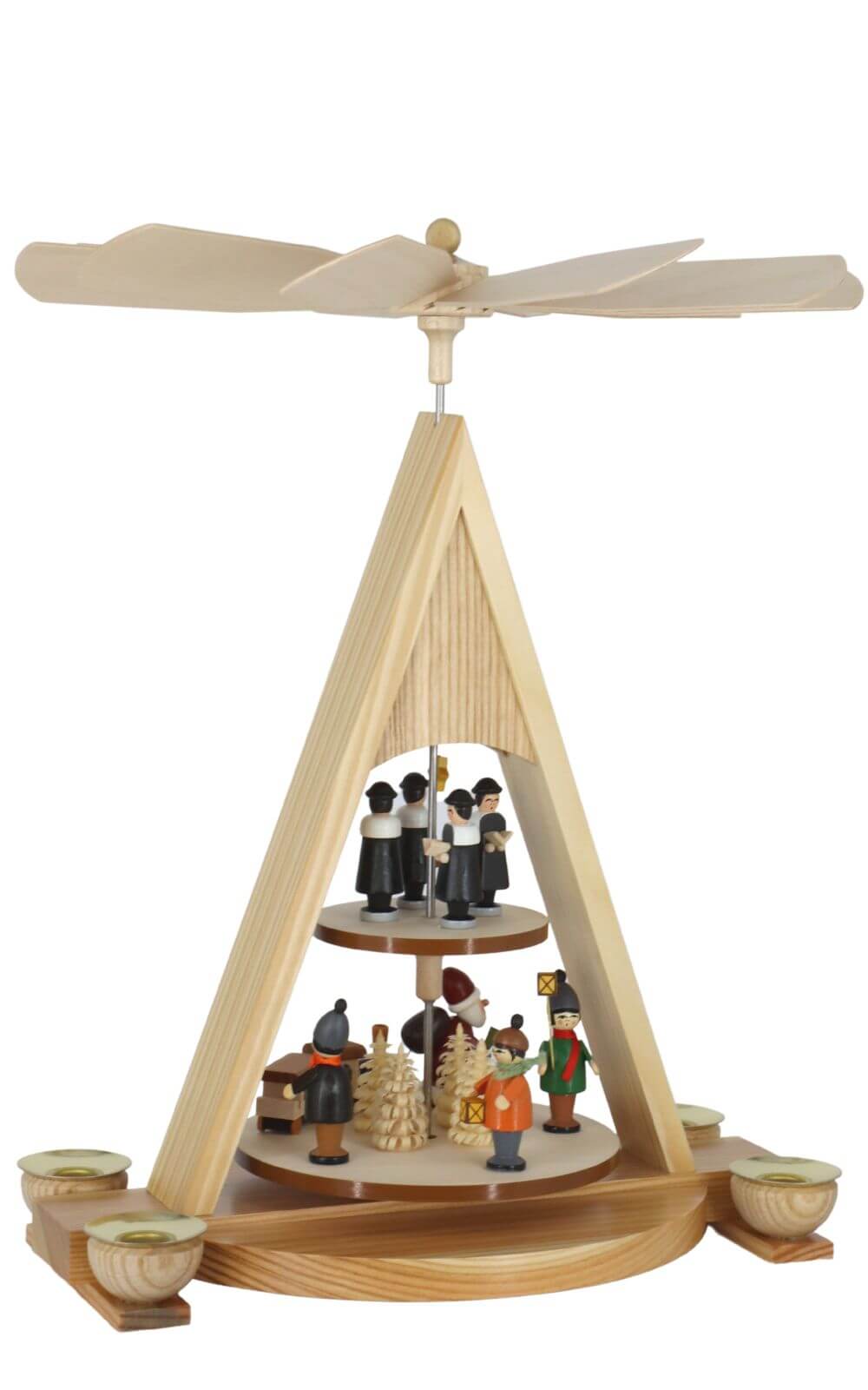 Christmas pyramid Bescherung with lantern children by Knuth Neuber_pic1