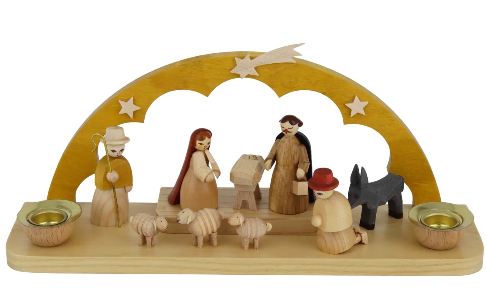 Candle holder Holy Family, 20 cm / 7,8 inch by Richard Glässer_1
