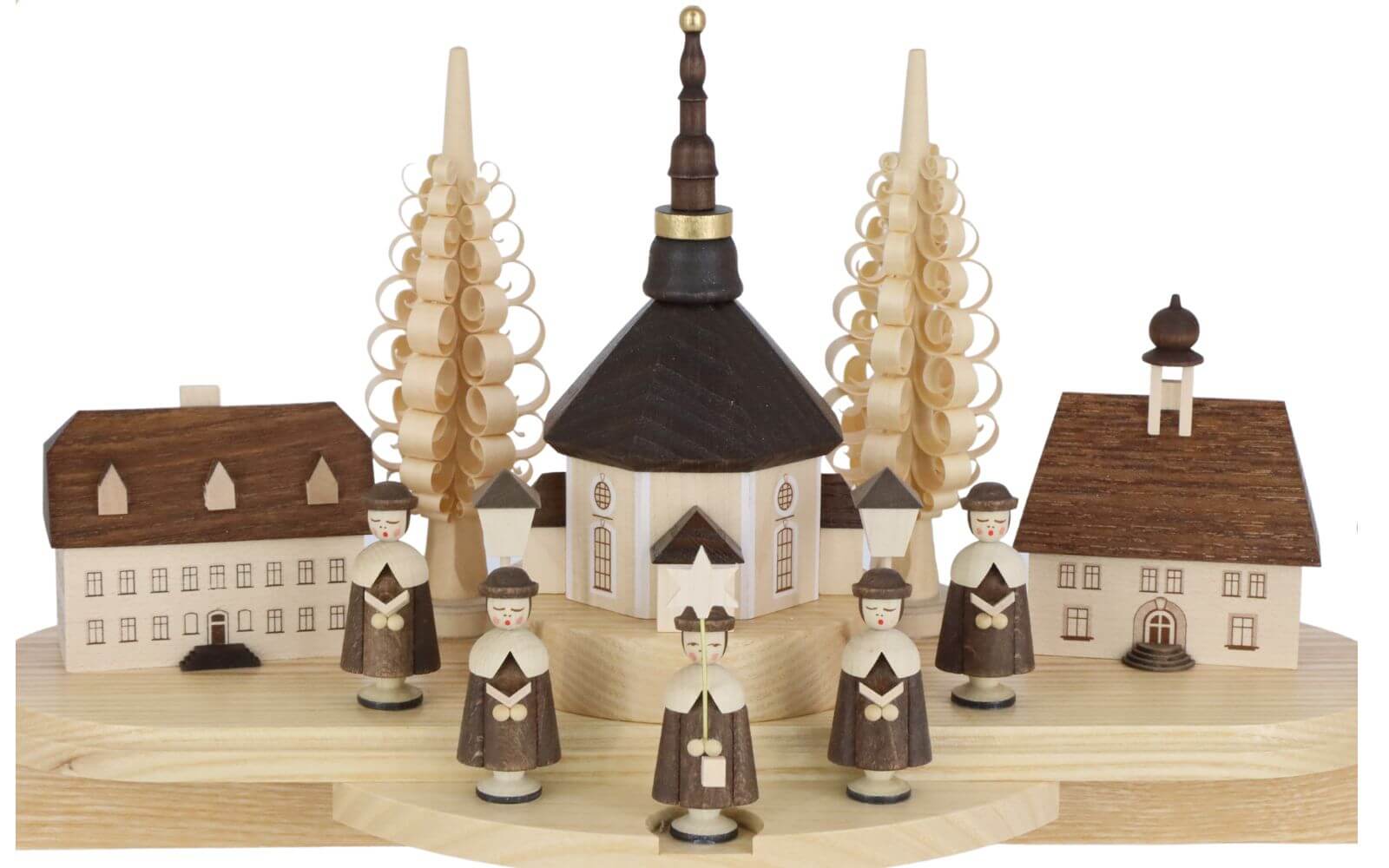 LED candle arch Seiffen village, 64 cm by Müller Kleinkunst_4