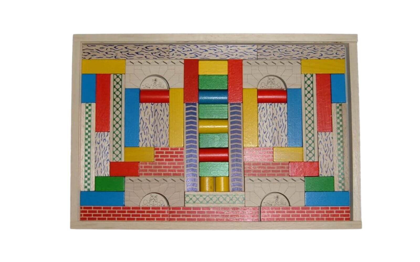 Junior 1 construction set with 61 building blocks by Ebert GmbH