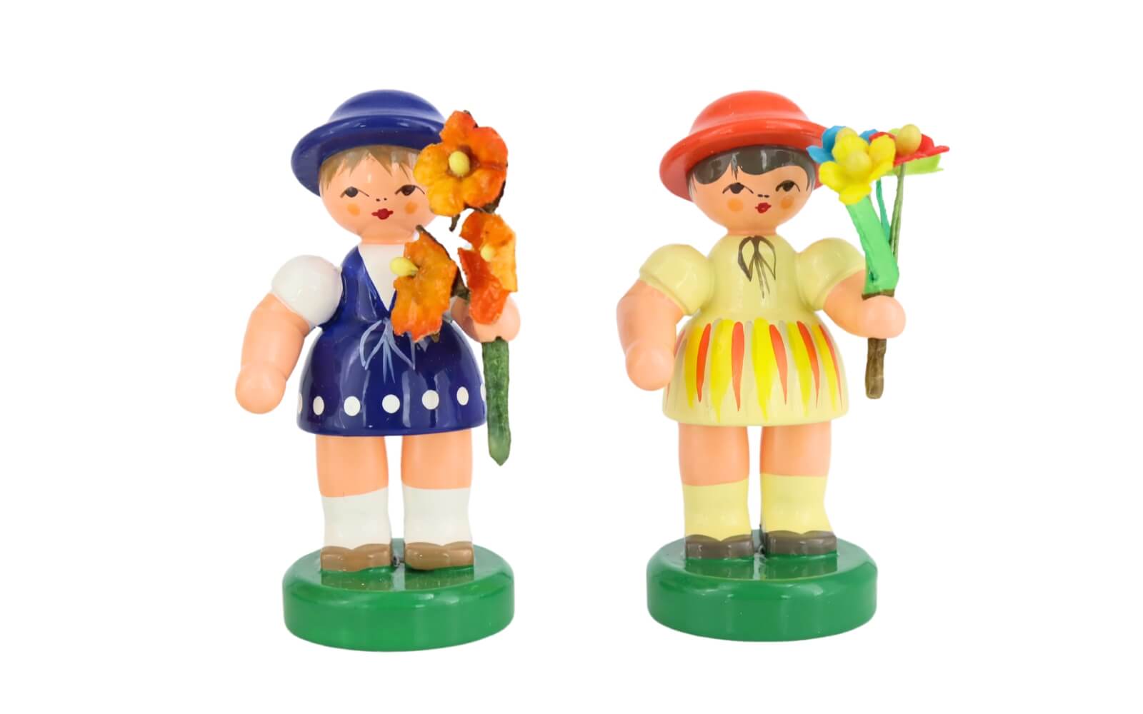 Miniature flower girls, 5 pieces, hand-painted by Figurenland Uhlig GmbH_3