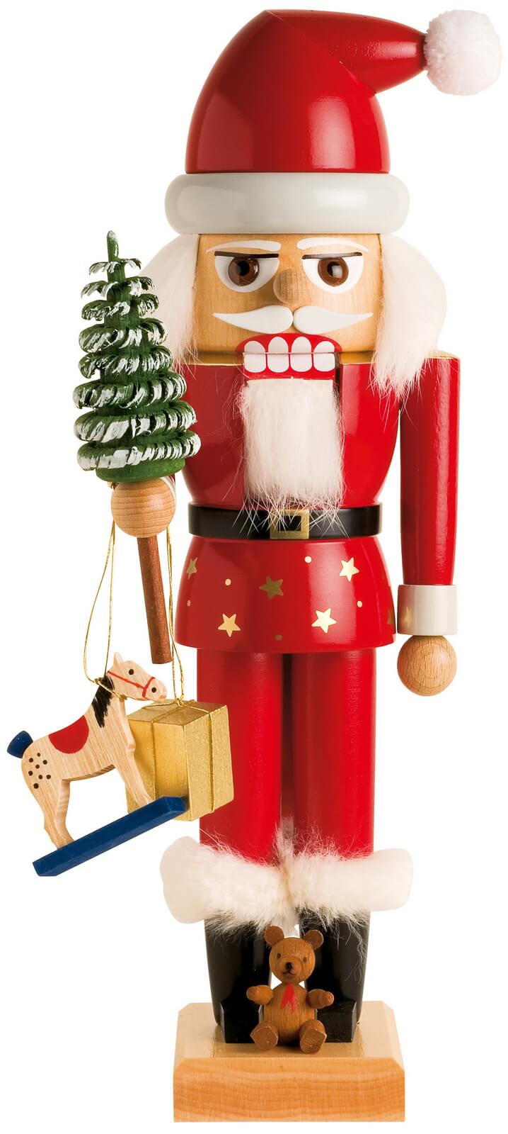Nutcracker Santa Claus, 29 cm, colored by KWO