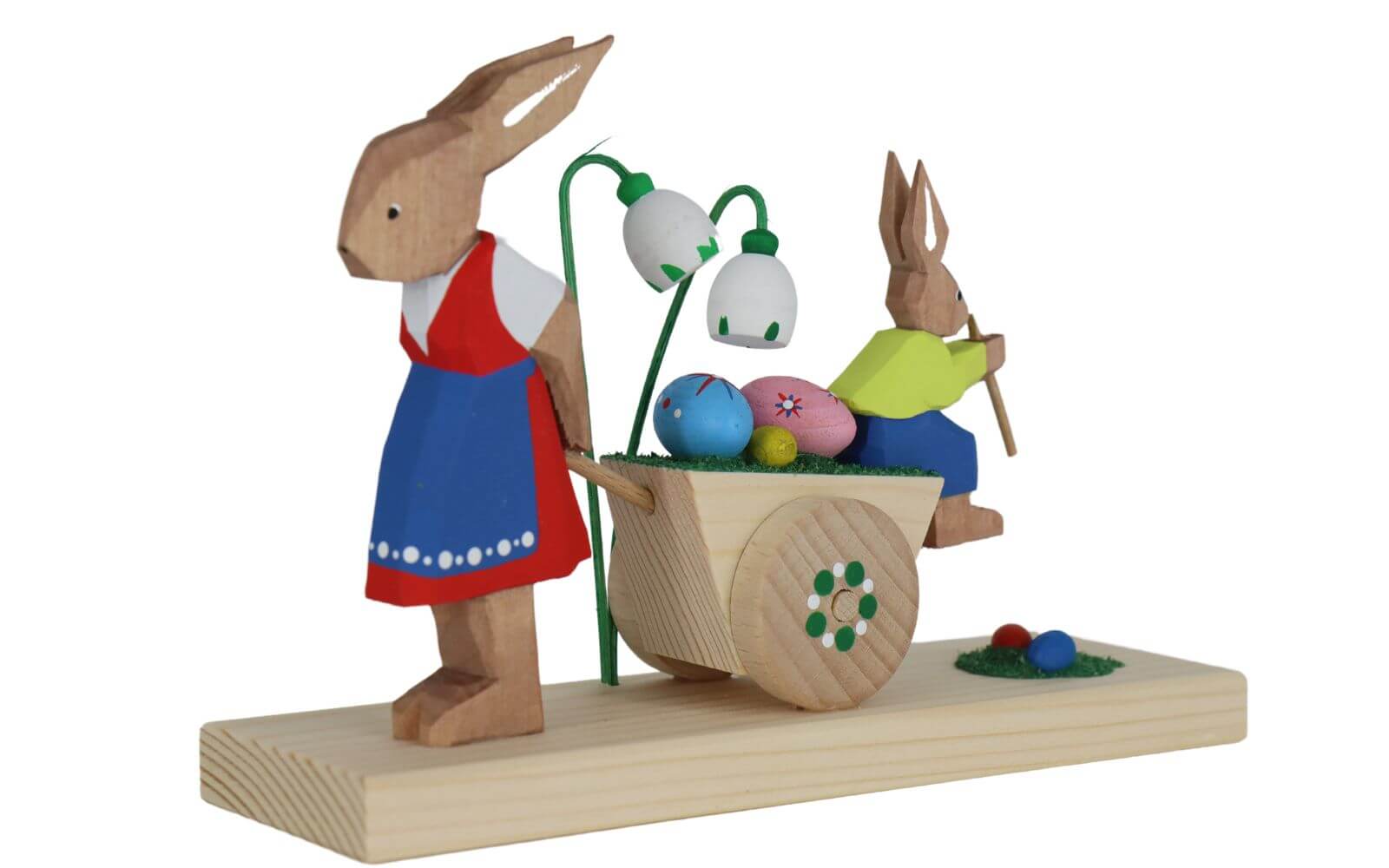 Easter bunny woman with cart and child by Bettina Franke_1