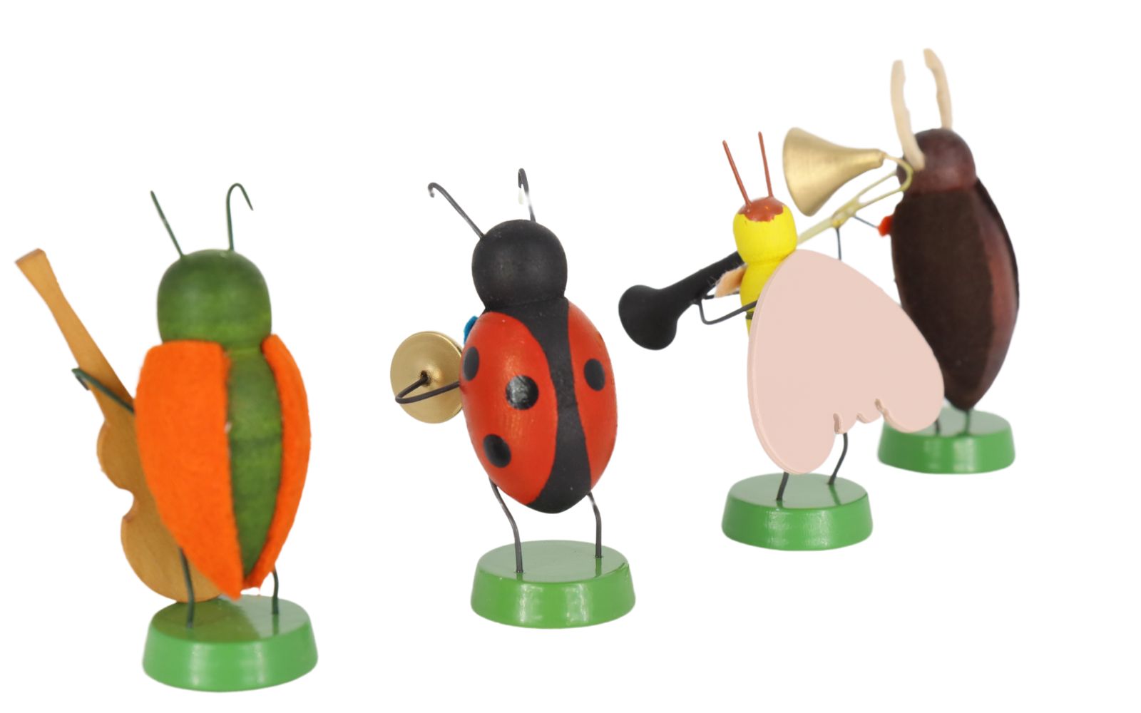 Spring band with 4 beetle musicians, 7 cm by Volker Zenker_4