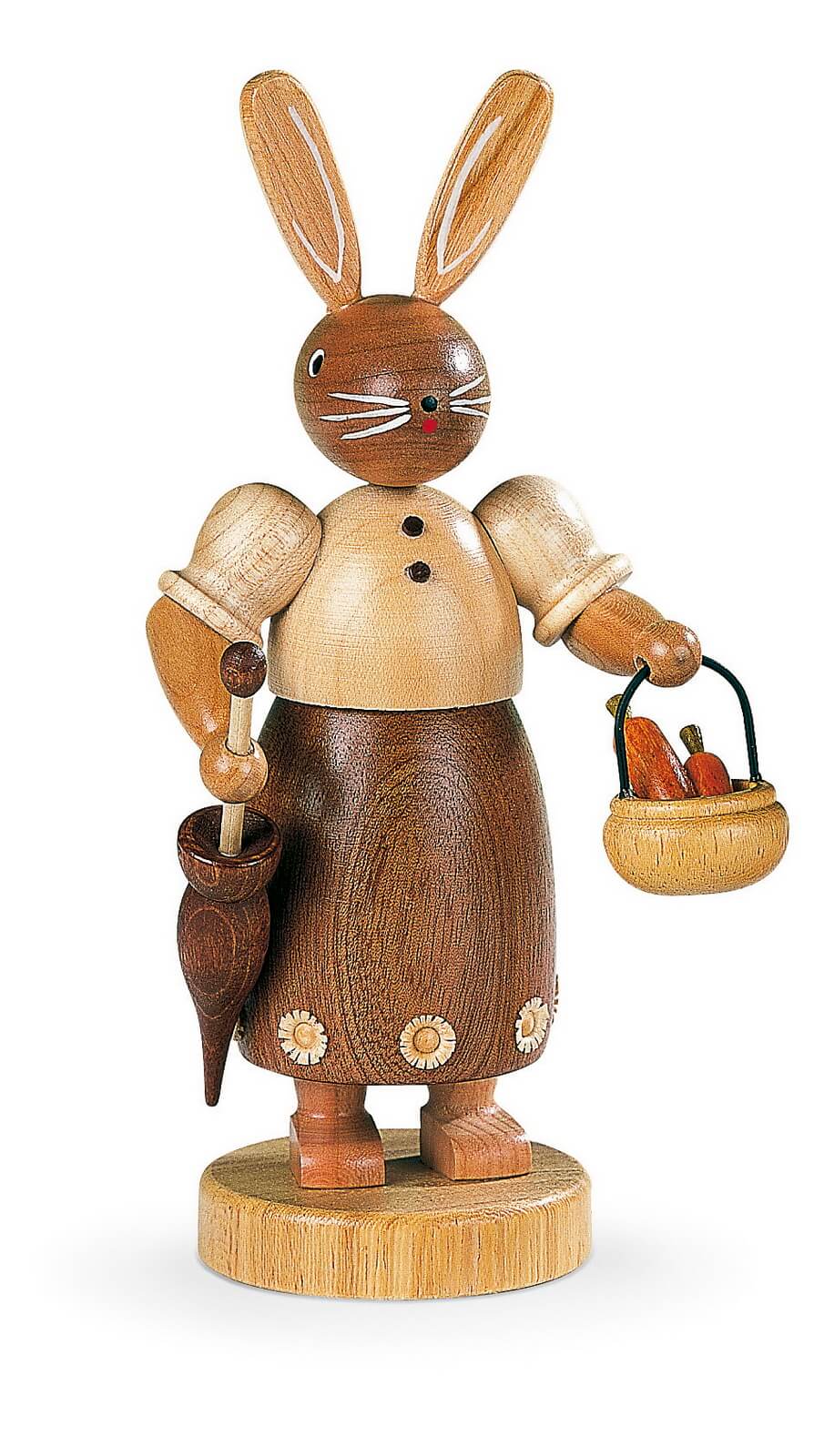 Easter bunny - Bunny woman, nature, 18 cm by Müller Kleinkunst